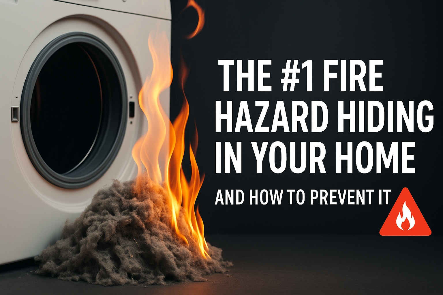 Dryers are the number 1 fire hazard