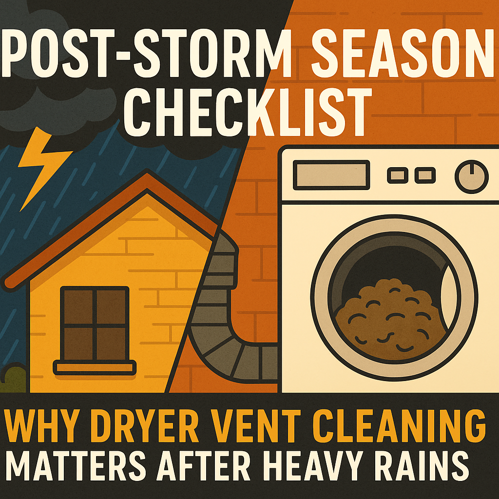 Post storm checklist illustration