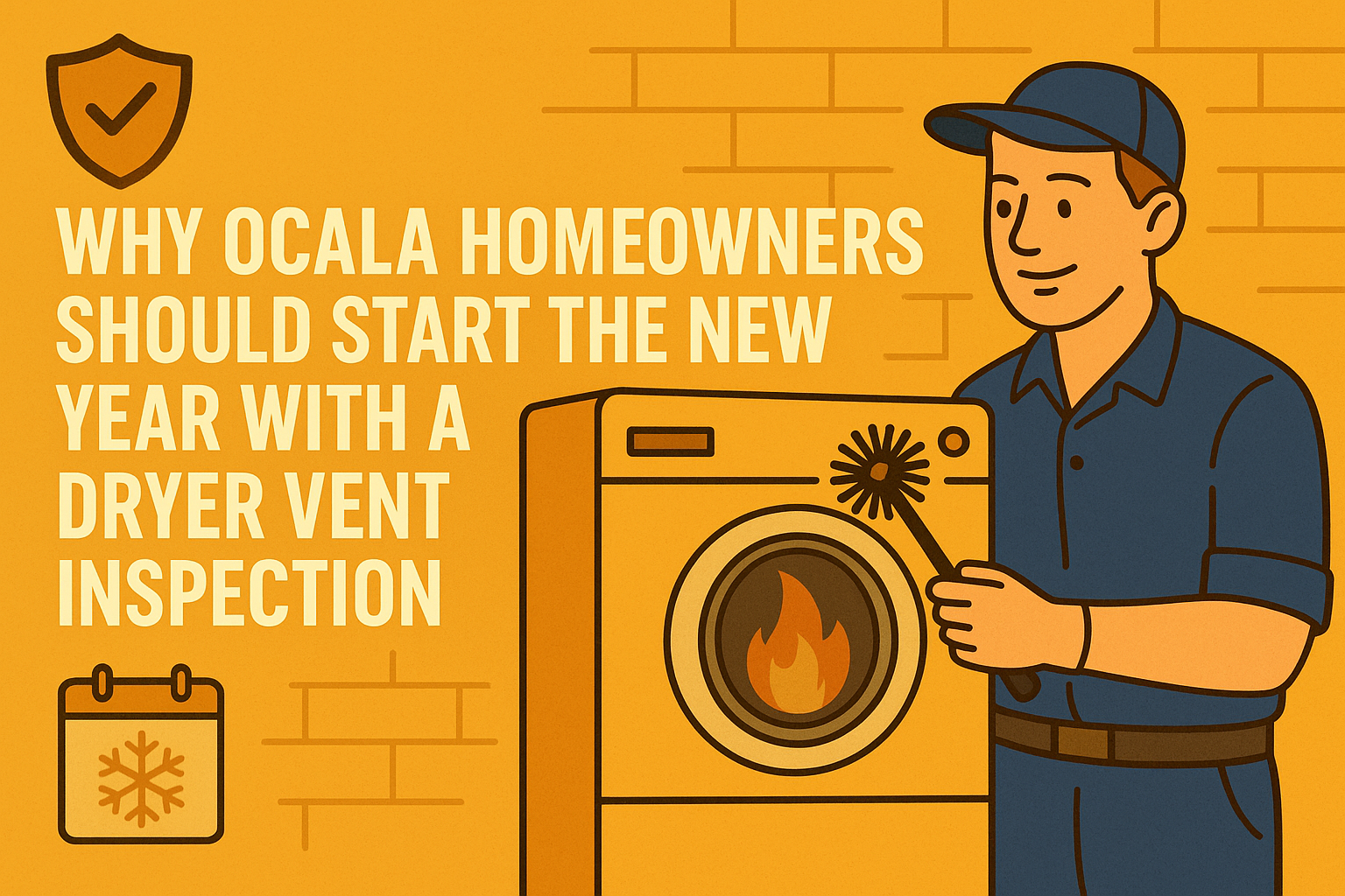 New Year dryer vent inspection Ocala illustration