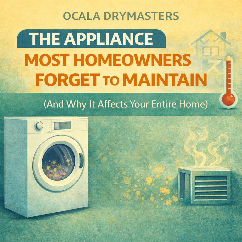 Dryer and vent illustration